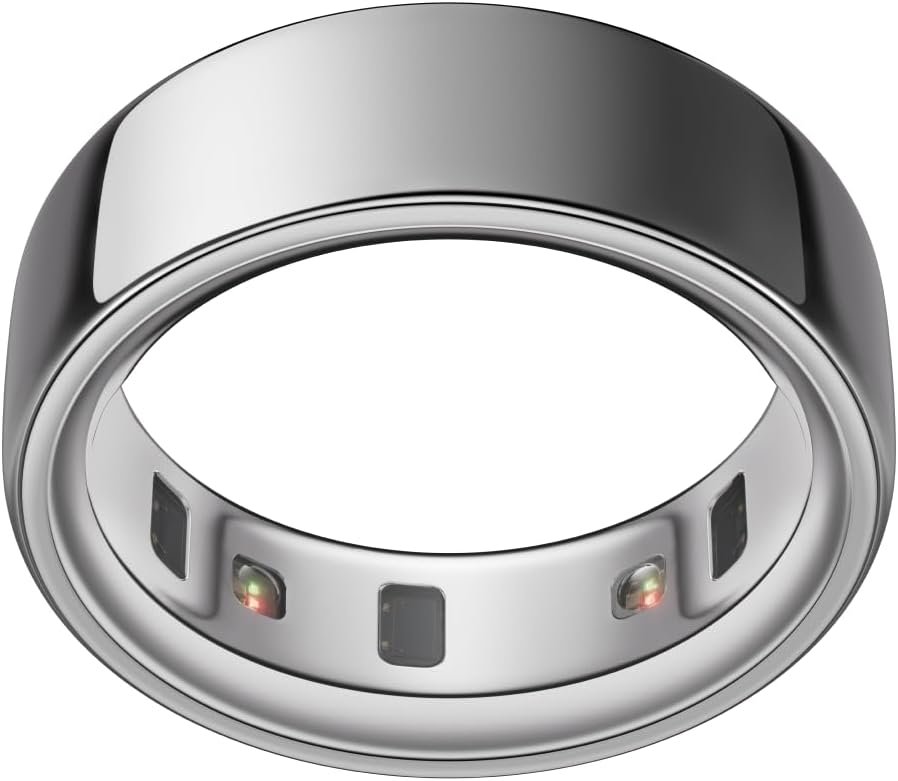 Oura Ring 4 – Silver – Size 10 – Size Before You Buy