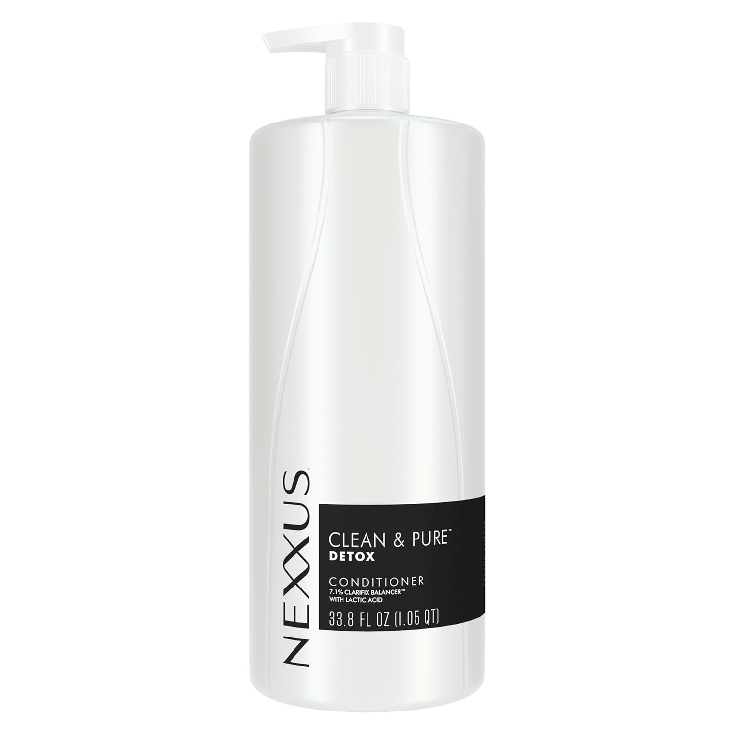 Nexxus Clean and Pure Conditioner, With ProteinFusion, Nourished Hair Care Silicone, Dye And Paraben Free 33.8 oz