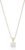 Amazon Essentials Plated Sterling Silver Cubic Zirconia Round Cut Solitaire Pendant Necklace, 18″