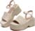 Women’s Platform Espadrille Wedge Sandals Arch Support Ankle Strap Open Toe Casual Sandal