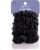 Amazon Basics Satin Scrunchies Black Hair Ties, Pack of 8